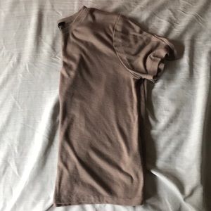 Purplish grey crop top